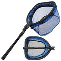 SANLIKE Collapsible Telescopic Floating Fishing Net forFreshwater Saltwater - color: Blue, size: S-carbon fiber pole
