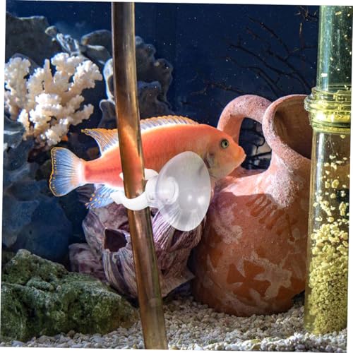 COLLBATH Aquarium Suction Cup Holder 20pcs Water Tubing Clips Fish Tank Suction Cup Clips Set