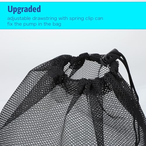 2pcs Pond Filter Bag Submersible Water Pump Cover 11.81" X 15.75" Large Pond Pump Filter Bags Black Mesh Media Bags for Outdoor Ponds Filters Aquarium Swimming Pool Fountai