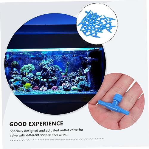 BESPORTBLE 30pcs small valve fish tank supplies plastic Regulating valve s for aquarium Air Aquarium equipment control s tiny aquarium Control - color: Blue