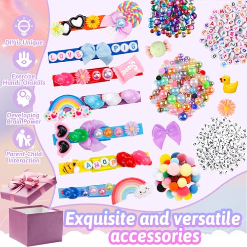 80 Set Cheer Pins Spirit Clips Clothes Wooden Pins for Backpacks Include 90 Mini Resin Animals 30 Mini Bows 500 Beads Cheer Clothespins Decorations Ribbon Team Classroom Cheer Gifts Bulk（Colorful） - style: 80Set Cheer Pins