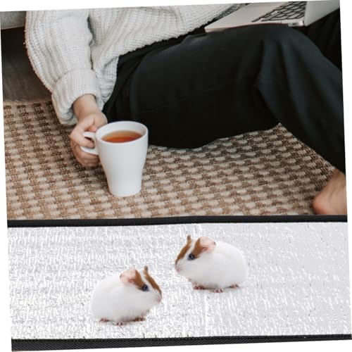Toddmomy Insulation Pad Reflective Film Turtle Insulation Pad for Reptiles Under Tank - size: 68.00X30.00X0.10CM