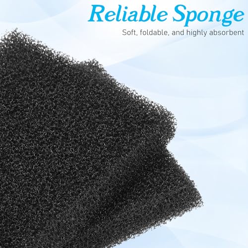 4 Pack Filter Sponge, Aquarium Sponge Aquarium Bio Sponges Filter for Fish Tank Filters Sumps Ponds Hydroponics 5.12" x 4.72" x 0.78"