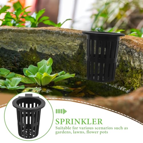 TOYANDONA 2pcs Hydroponic Sweet Potato Baskets Wall Hanging Plant Holder for Fish Tank Decorative Woven Basket Wall Decor