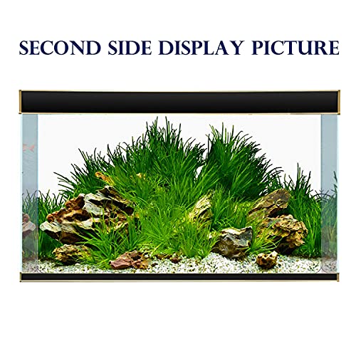 ELEBOX New 20" x 48" Fish Tank Background Paper Wallpaper 2 Sided Colorful Seaweed Water Plants Aquarium Poster Decorations - color: Water Plants, size: H:19.5"x L:48"