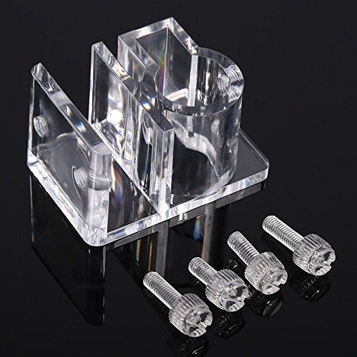 Fdit Acrylic Fish Tank Water Filter Mount Hose Tube Fixing Clip Aquarium Water Pipe Holder Tube Hanger