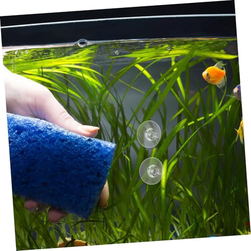 Abaodam 20 Pcs Fish Tank Suction Cups Aquarium Suction Cup Clips with Adjustable Cable Ties Fish Tank Attachments for Aquarium Planter Binding Moss Shrimp Nest