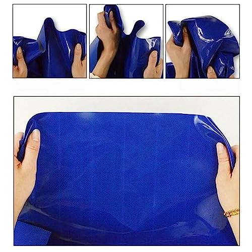 zktoermn Foldable Fish Pond Liner, Thickened Canvas Cistern with Grommets Temporary Holding Tank for Garden Farmed Easy to Set Up (Color : Blue, Size : 3x2m) - size: 3x2m