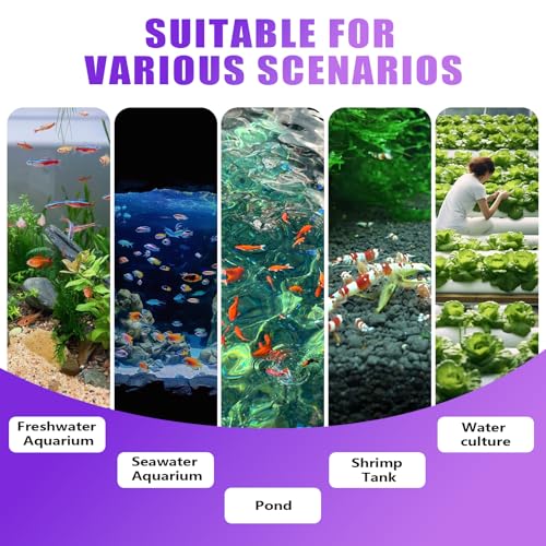 Fish Tank Bubbler Decorations Aquarium Bubble Wall Quiet Oxygen Diffuser Adjustable air Bubble Volume Air Stones Aquariums Kit for Freshwater & Saltwater Bubbler Decorations(15.8inch) - size: 15.8inch
