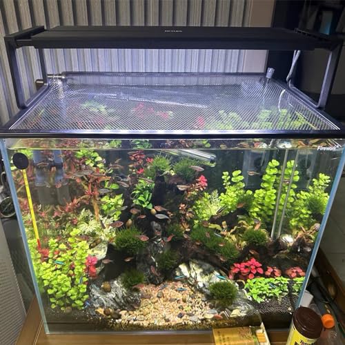 Magnetic Aquarium Anti-Jumping net Cover mesh to Protect Fish Jumping Out of Fish Tank