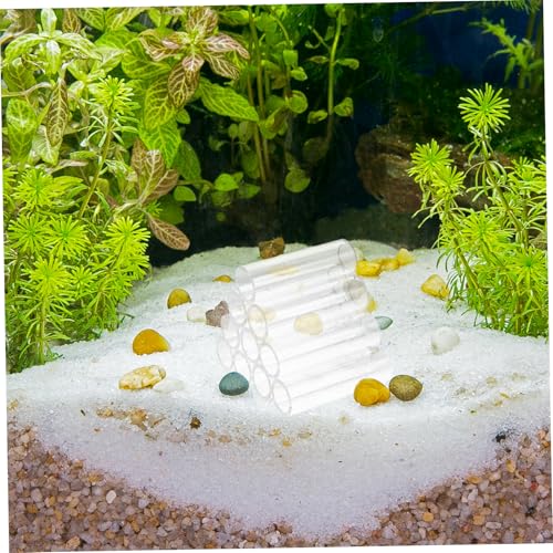 UKCOCO Shrimp Shelter Tube Fish Hiding Cave for Aquariums Sturdy and Safe Decoration Provides Shelter for Fish and Shrimp for Tank Decor and Breeding