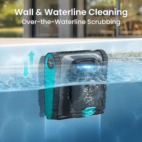 (2026 Upgrade)(Renewed) Aiper Scuba S1 Robotic Pool Cleaner, Weekly Custom Cleaning Plan, 270 Min Runtime, Over-the-Waterline Scrubbing, Smarter Navigation - color: Blue