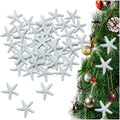 44 Pcs of Artificial Resin Starfish Plastic Starfish Fake Starfish (White) - color: White