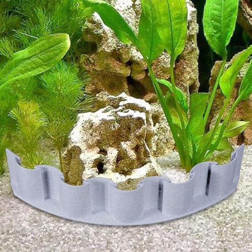 Fish Tank Fence - Aquarium Substrate Divider, Gravel Barrier Panel | Separation Grid for Tank Decoration, Underwater Landscaping Wall for Sand Isolation, Divider for Setup - color: B