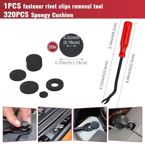 1931 PCS Bumper Retainer Clips Car Plastic Rivets Fasteners Push Retainer Kit Most Popular 40 Sizes Auto Push Pin Rivets Set -Door Trim Panel Fender Clips for Honda Toyota GM Ford Chrysler - size: 1931 Pcs-for Multiple Brands