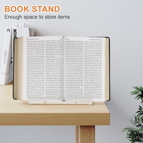CHEPULA Plate Stands for Display 10 Inch, Acrylic Display Stand | Tabletop Art Display Clear Easel Stand for Plates, Album, CD, Magazine, Card, Frame