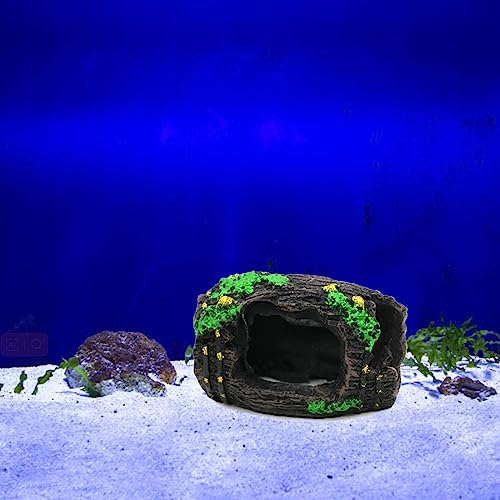 Aquariums Resin Decoration AntiqueBarrel Shelter House Shrimps Fish AquaticHideouts Fishtanks Ornament Scene Landscape - size: Large