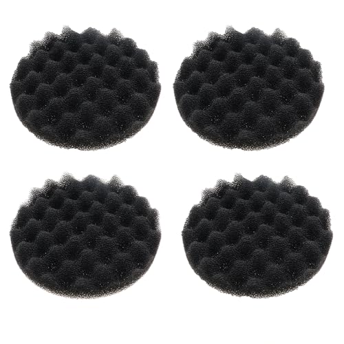 4PCS Foam Pad Canister Filter Pad Wave Filter Sponge Fish Tank for Fx4 FX5 FX6 Aquarium Filter Sponge Replacement Black