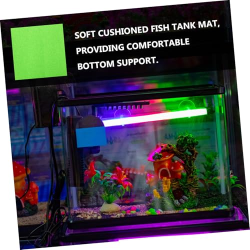 Shockproof Aquarium Pad Fish Tank Bottom Mat for Leveling Thickness Lightweight Under Tank Cushioning