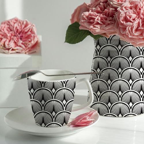 SUPERDANT 4PCS Shell Pattern Underglaze Paper Transfer Ocean Transfer Papers for Clay Ceramic Porcelain Under Glaze Transfers for Pottery Enamel Decals Black Underglaze Decal Handcrafted Gifts - style: Shell Pattern