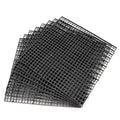 Aquarium Fish Tank Bottom Isolation 8 Pcs, Plastic Egg Crate Grid Divider Tray Egg (L 8pcs Black) - size: L 8pcs Black