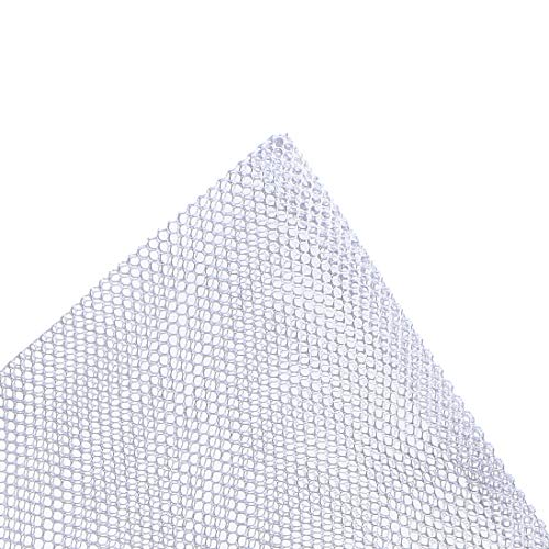 Large Filter Media Bags,Aquarium Mesh Bags with Plastic Zipper,White Net Bags for Bio Balls, Ammonia Remover 17.8" by 13.5" (4pcs)