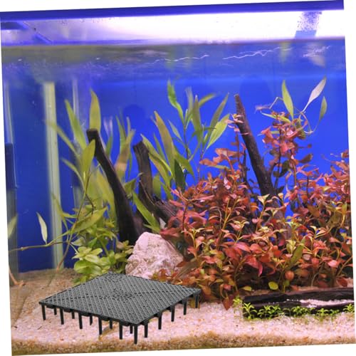 BESPORTBLE 12pcs Fish Tank Bottom Plate Trays Isolation Boards for and Impurity Straining Versatile Aquarium Divider Plates for Fish Tank Landscaping and Separation