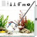 Aquarium Vacuum Gravel Cleaner, 6 in 1 30W Electric Fish Tank Cleaner with Adjustable Length, Automatic Removable Vacuum for Aquarium Change Water, Wash Sand, Water Filter and Waste Circulation