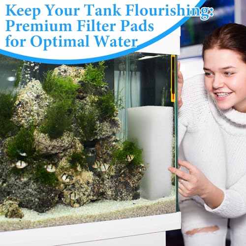 Threlaco 6 Pcs Replacement Foam Filters Compatible with Aqua-Clear 110/500 A623 Aquarium Filter Foam Insert Sponge Pads - size: Compatible with Aquaclear 110/500