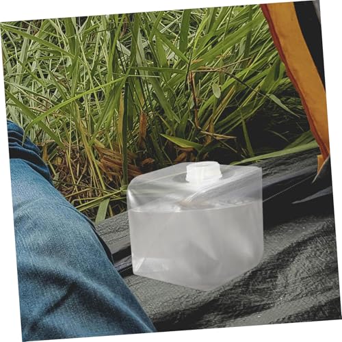 Toddmomy Collapsible Water Storage Tank Lid Flexible Plastic Water Container for Camping Outdoor Adventures and Emergency Supply Folding Bucket