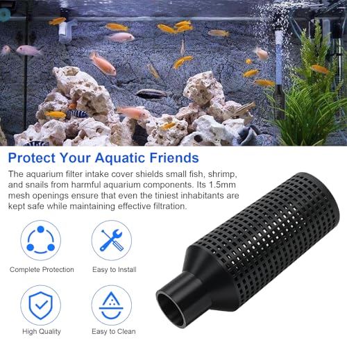 Aquarium Filter Intake Guard Replacement for Flu-val 106/107/206/207, Fish Tank Canister Filters Cover Protect Aquatic Life, Aquarium Intake Filter - 1 Pack