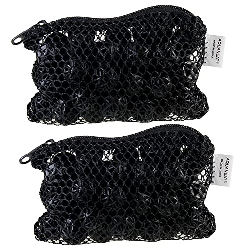 AQUANEAT Aquarium 0.6" Bio Balls 100pcs for Fish Tank Pond Canister Filter Media - size: 0.6"