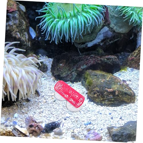 Abaodam 2pcs Betta Tunnel Swim Tube - Fish Tank Accessories Decorations Soft Edged Betta Hammock Bed Shrimp Guppies Hideout Shelter Toys