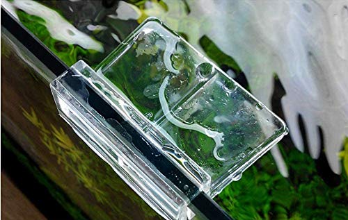 2Pcs Fish Tanks Glass Cover Clip,6mm/8mm/10mmAquariums Fish Tank Acrylic Clips Glass Cover Support Holders Universal Lid Clips for Rimless Aquariums
