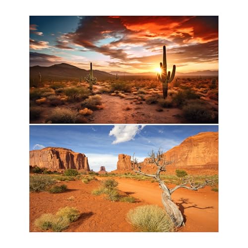 2 Packs Sunset Desert Reptile Tank Background Sunrise Gobi Desert Towering Saguaro Cacti Aquarium Fish Tank Background Sandstone Rock Formation Mountain Scenery Reptile Enclosure Backgrounds 24x12in - color: Dark Orange, size: 24(W)x12(H)inches/ 60(W)*30c