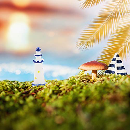 Miniature Fairy Garden Decoration Accessories Garden Sculptures Statues,Yard Decor for Outside Gnomes Outdoor Decor for Patio - size: Lighthouse