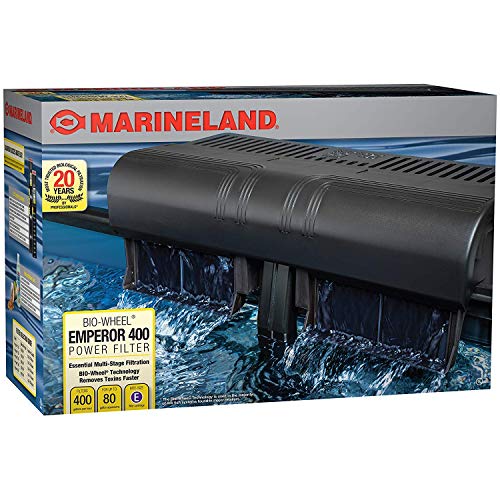 Marineland Emperor 400 Pro Series Bio-wheel Power Filter - Up to 80 gallon, Rite Size "E" - size: Up to 80 gallons
