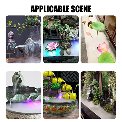 Mini Ultrasonic Humidifier 24V Mist Maker Fogger Nebulizer Water Fountain Fish Tank Pond Atomizer Head Air Humidifier with Splash Guard (Color : Heavy Mist) - color: Heavy Mist