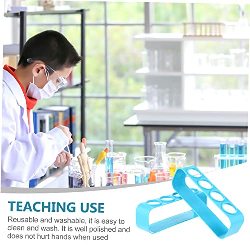 PRETYZOOM 3Pcs Detachable PVC Test Tube Rack Laboratory Tube Holder Stand for Science Experiments Test Storage Organizer for Boys and Girls Chemistry