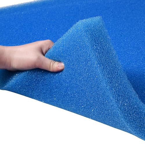 Bio Filter Foam Sponges, 20"x20"x1.6" 25PPI Filter Media Pad,Cut-to-Size Foam for Aquarium Fish Tank