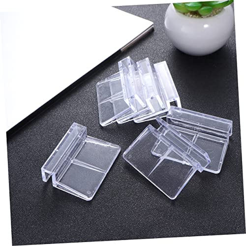 10pcs Acrylic Fish Tank Cover Holder Bracket Transparent Support for Aquarium Lids Practical Rack for Tank Plates