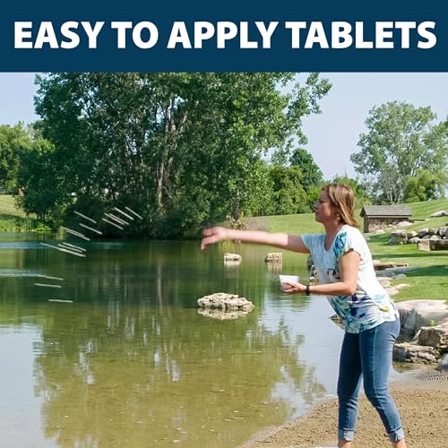 Airmax MuckAway, Natural Pond Muck Remover, Cleans & Clears Away Muck & Sludge, Easy to Use Bacteria & Enzyme Tablets, Safe for The Environment, Treats up to 1 Acre, 3 Month Supply, 36lbs - size: 72 Scoops