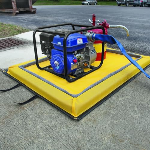 PIG Outdoor Filter Berm Pad | Absorbs 1.34 gallons | 27” W x 39’ L x 2.25” H | PMB30607 - size: 27”W x 39’L (1.34 Gallons)