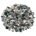 0.96LB Natural Pebbles Crushed Stones Aquarium Gravel Succulent Rocks Vase Filler Fish Tank Decorative Polished Bulk Irregular Shaped - Aquatic Agate - color: Aquatic Agate