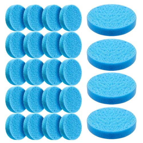 SaferCCTV 24Pcs Fine Filter Water Polishing Pads Compatible with Fx4, Fx5, Fx12, Aquarium Filter Canister Filter Cotton Replacement Pad, Blue - color: Blue, size: 24Pcs