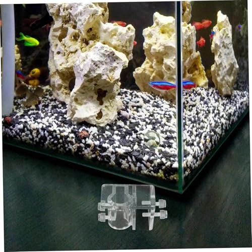 Aquarium Hose Fixing Clamp Tool Rack Sturdy Acrylic Holder for Dosing Pumps Plant Hangers Accessories