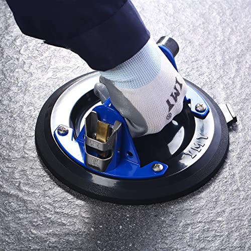 IMT 8" Metal Glass Suction Cup for Rough Surface, Vacuum Glass Lifter Sucker Lifter for Granite Lifting & Window Replacement, with Carrying Case - size: 8" for Rough Surface