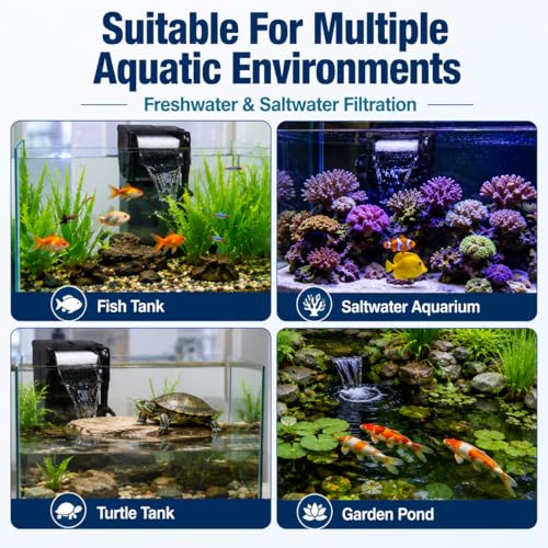 MAQIHAN Aquarium Filter Pad – Aquarium Filter Media 39.4 x 11.8in Aquarium Filter Floss for Freshwater & Saltwater Fish Tanks, Ponds, Turtle, Water Polishing Pad for Clear Water