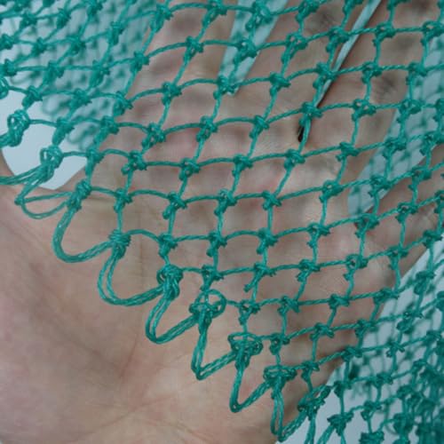 Veemoon Fishing Landing Net Replacement Head, Large Mesh Nylon Fish Catching Net 35cm Diameter 1.5x1.5cm Medium Mesh for Outdoor Freshwater Fishing