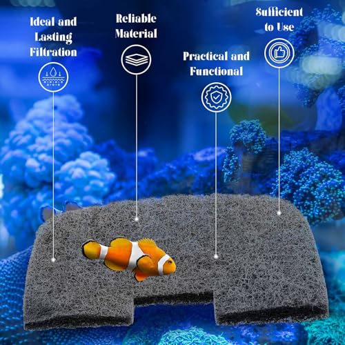 Threlaco 10 Pack Compatible with Fluval 106/206/107/207 Nitrite Remover Pads, Aquarium Canister Filter Media Replacement Pads for Fish Tank - color: 106/107/206/207 Nitrite Remover